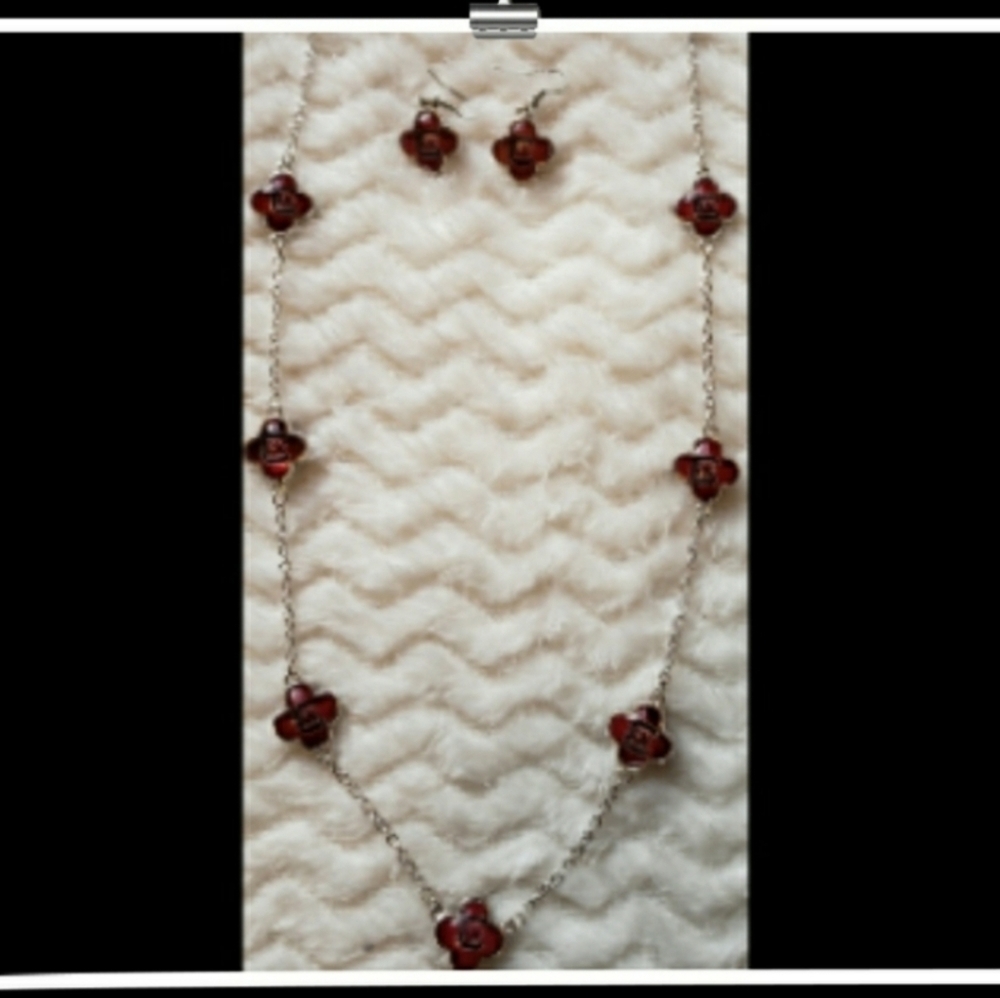 Gamecocks Necklace Earring Set